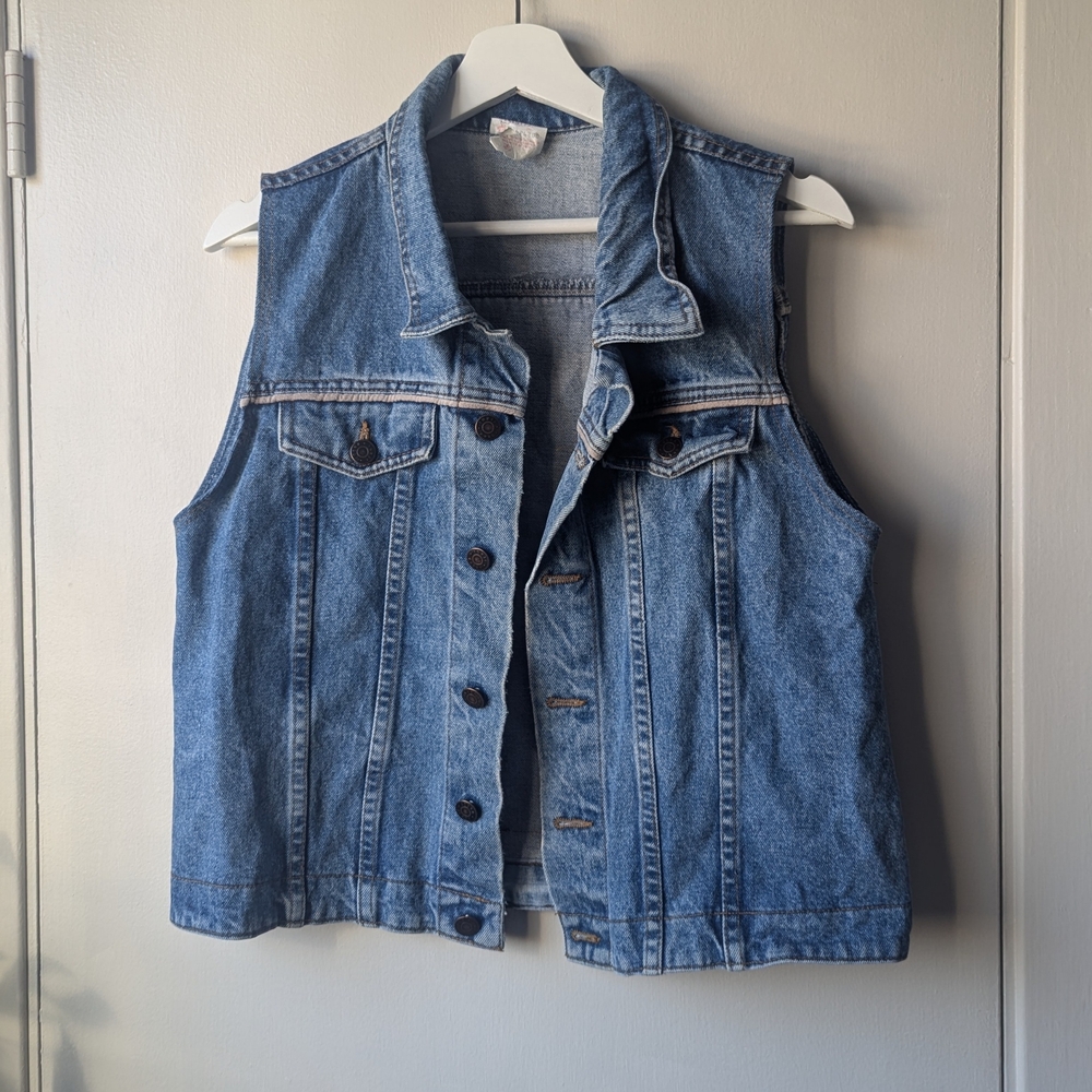 Blue Denim Vest